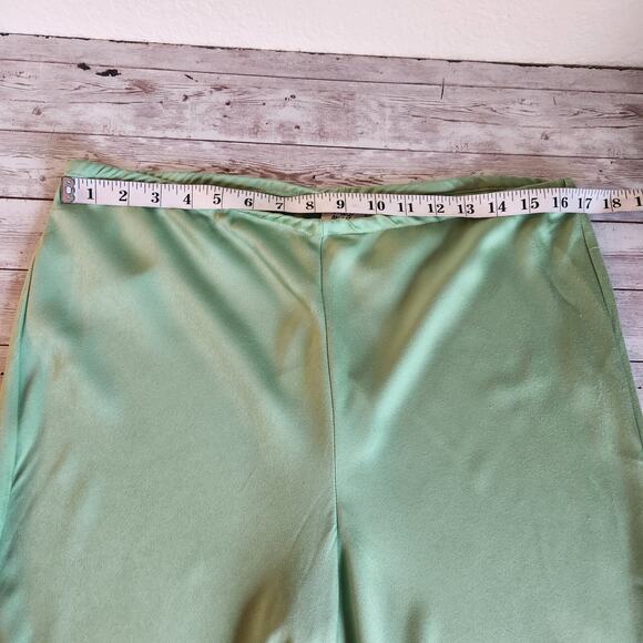 Princess Polly Joshua Low Rise Wide Leg Pants Green Size 8 NWT - Picture 6 of 9
